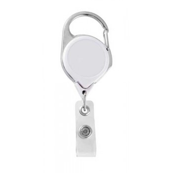 Badge Reel Carabiner with Belt Clip 100 pack